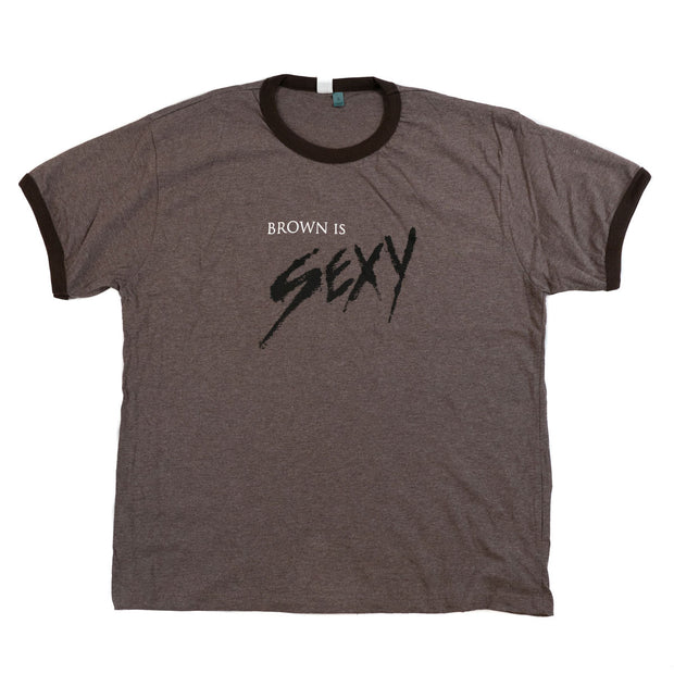 Brown is Sexy Unisex Ringer T