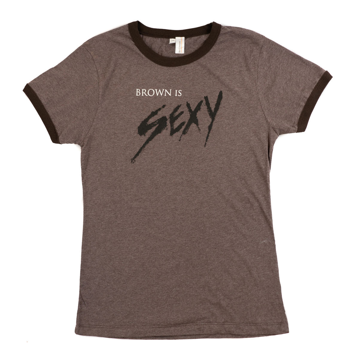 Brown is Sexy Ladies Ringer T