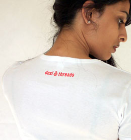 Desi Queen Fitted T-shirt