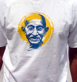 Gandhi/Peace Unisex T-shirt